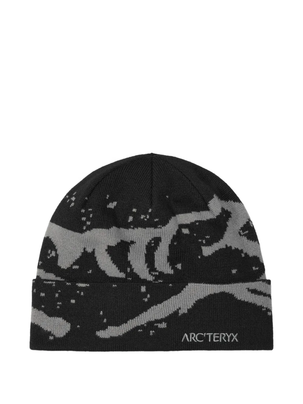 

Шапка с графическим узором «Грот» Arc'teryx, черный