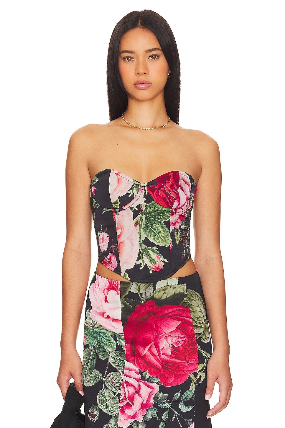 

Топ HEMANT AND NANDITA x REVOLVE Corset, черный