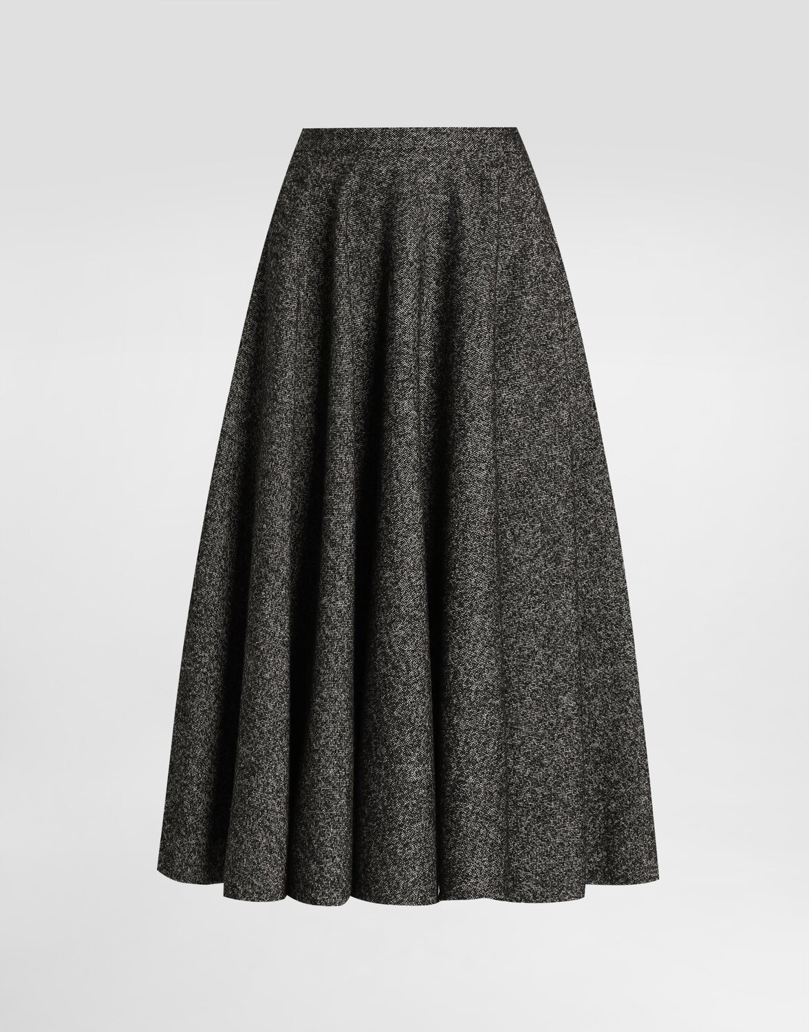 

Юбка-солнце в горошек из смешанной шерсти Dolce & Gabbana, мультиколор