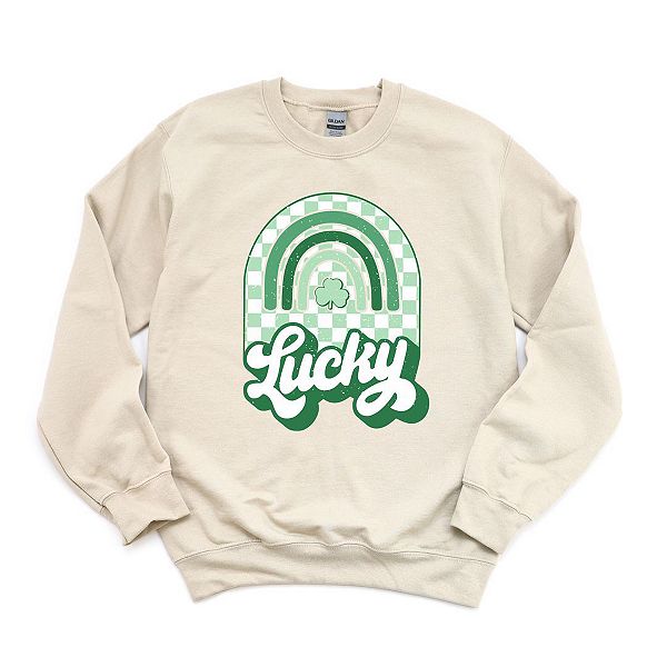 

Свитшот Lucky shamrock rainbow Simply Sage Market, Dust