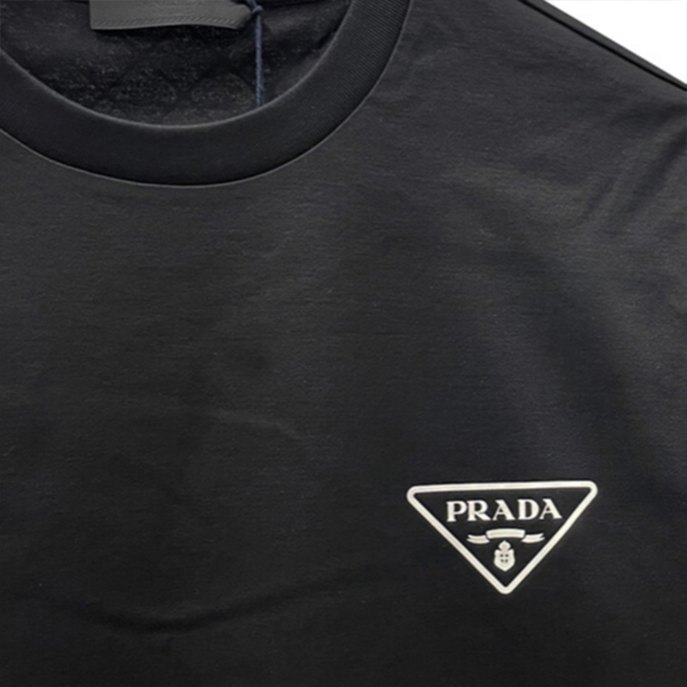 Футболка мужская черная PRADA — фото 4