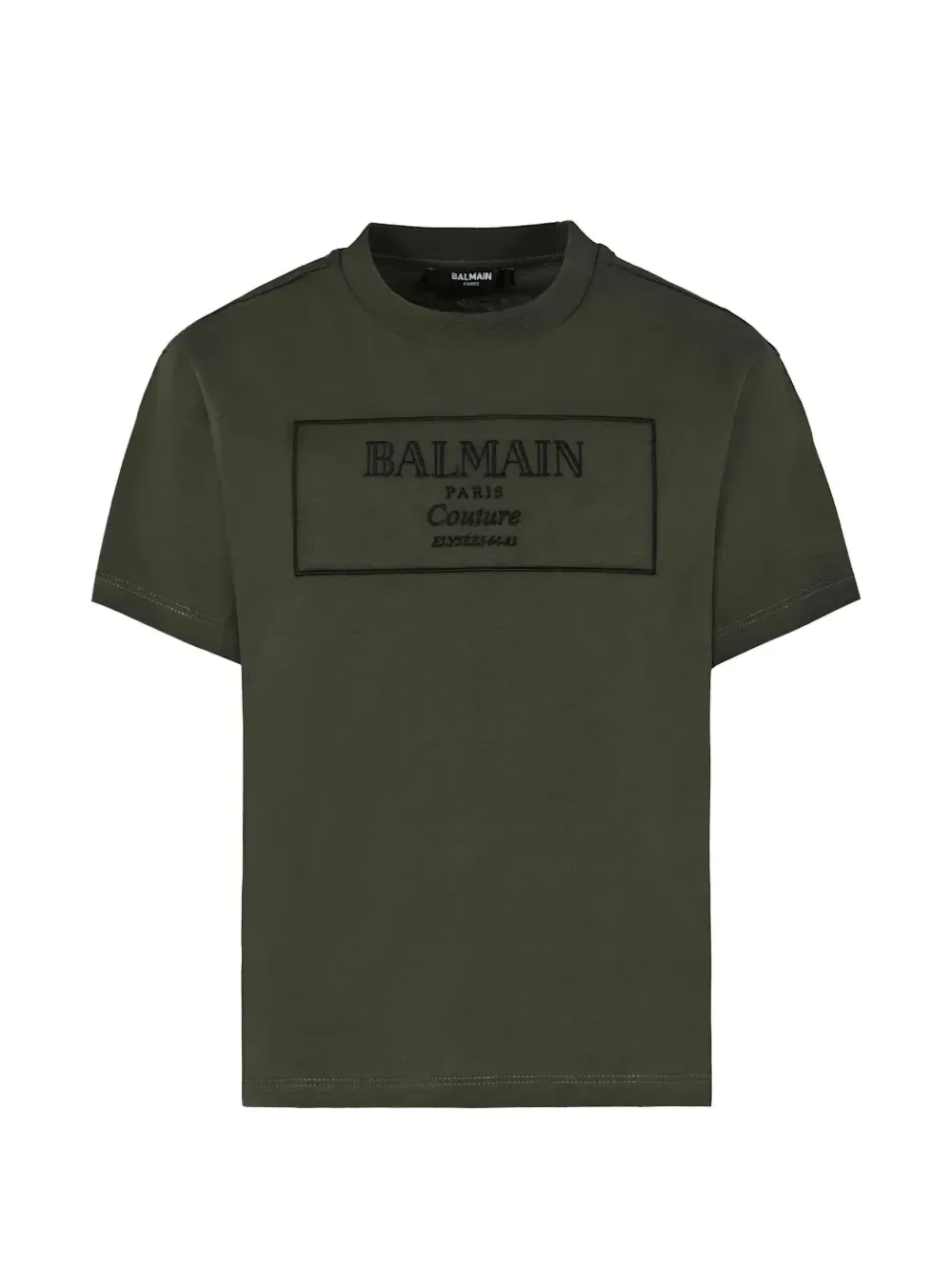 Футболка свободного кроя Balmain Kids, зеленый