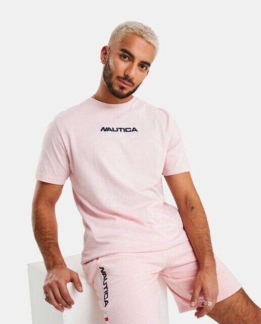 

Мужская футболка с короткими рукавами Nautica, розовый
