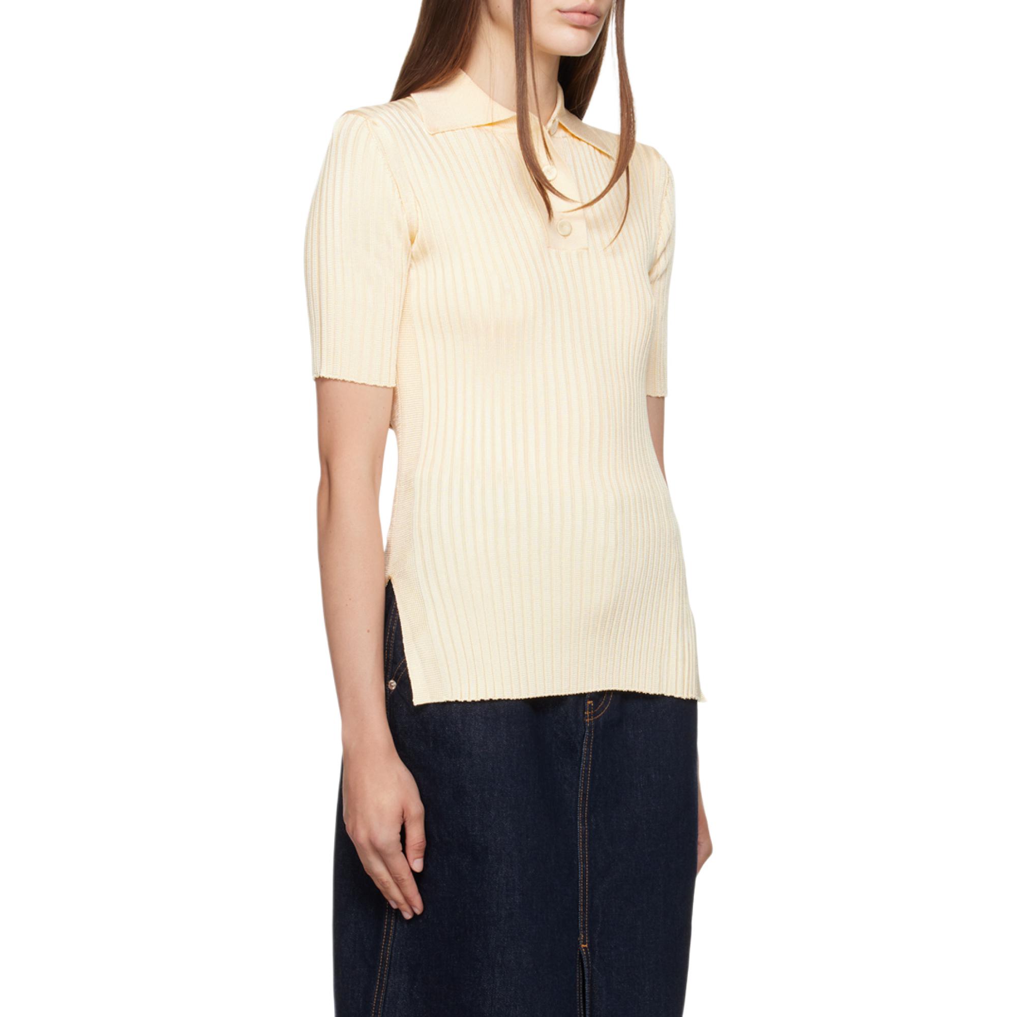 Polo Футболки Женские Cornsilk JIL SANDER, cornsilk — фото 4