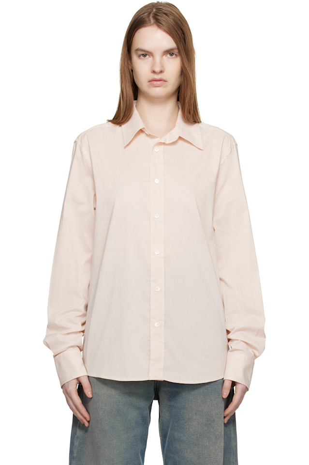 

Mm6 Maison Margiela Рубашка с длинными рукавами из полихлопка Off-White