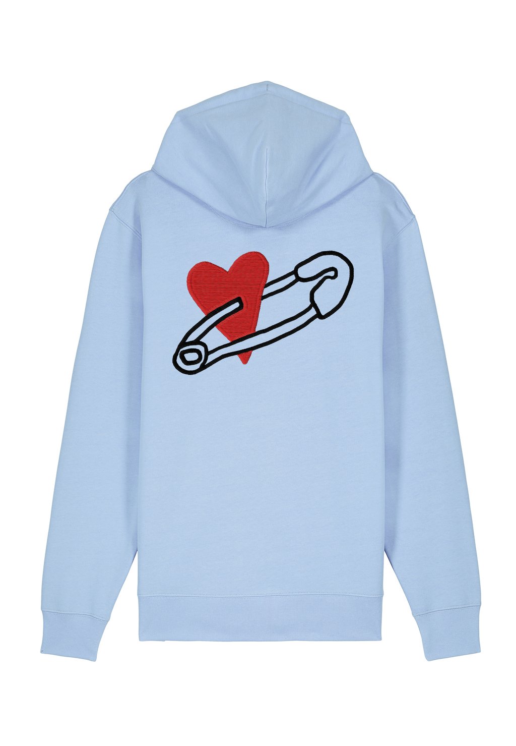 

Толстовка на молнии COEUR PINS BACK EMBROIDERY - Hoodie Mira Paris, синий