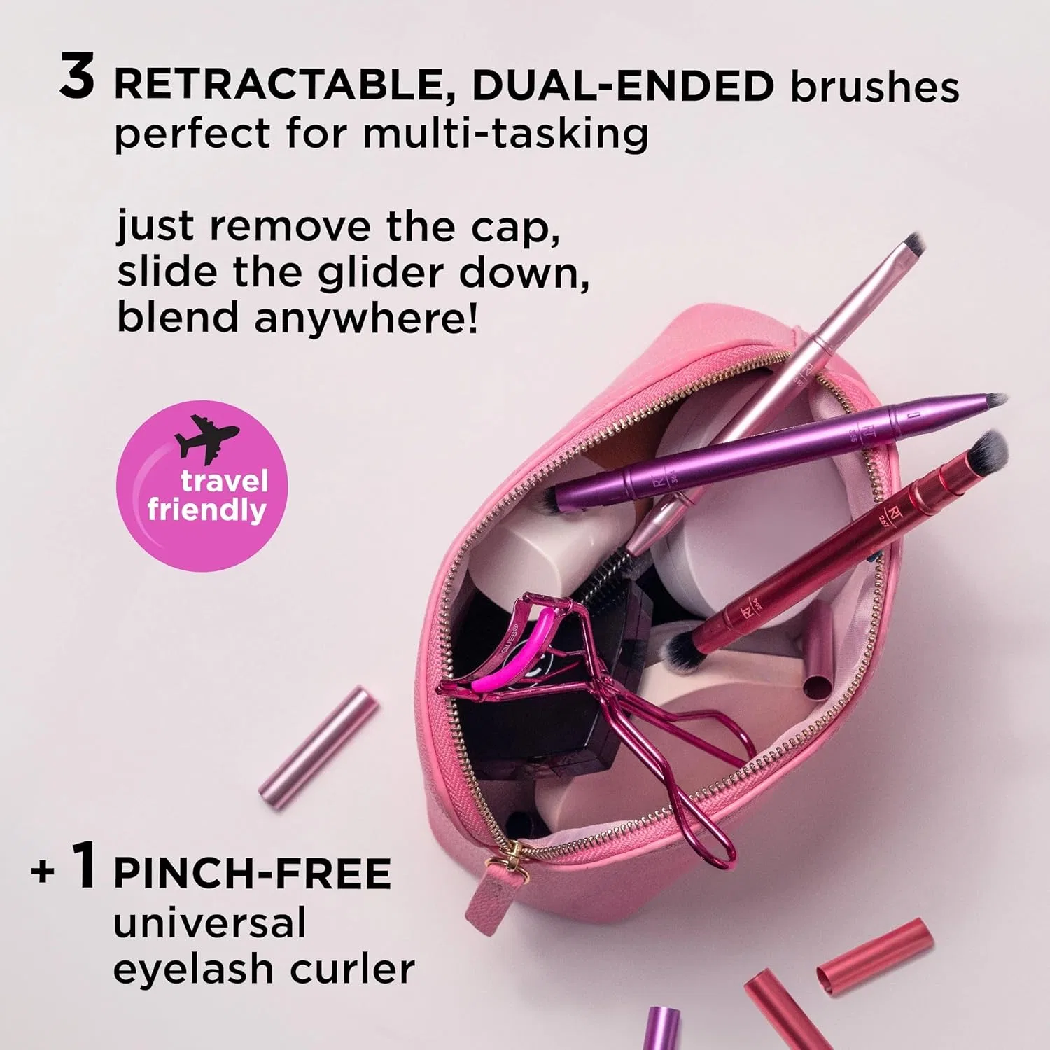 Набор кистей для макияжа глаз «Double Time Brush + Lash» от Real Techniques Real Techniques — фото 4
