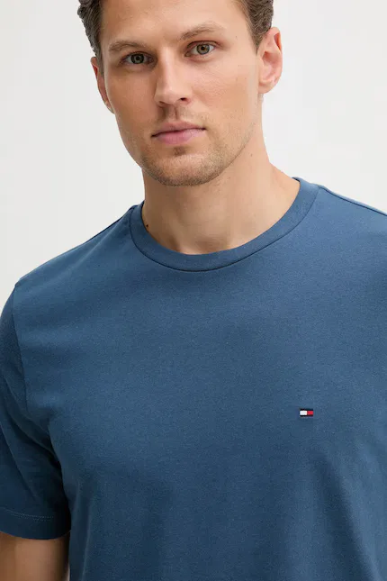 Футболка из хлопка T-shirt Tommy Hilfiger, синий — фото 3