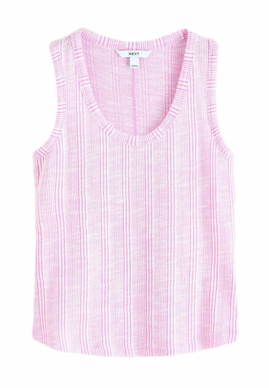 

Топ SOFT TOUCH SLEEVELESS SCOOP NECK STRIPED Next, розовый
