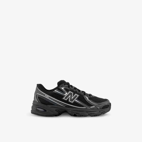 Кроссовки New Balance 740 v2 сетчатые с логотипом, черный
