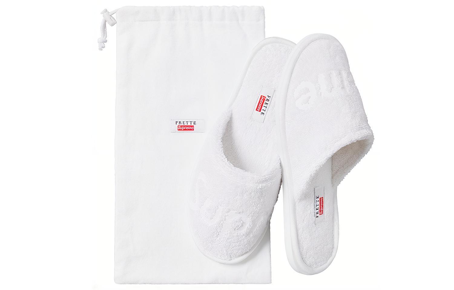 

Supreme SS19 X Frette Тапочки 'White'