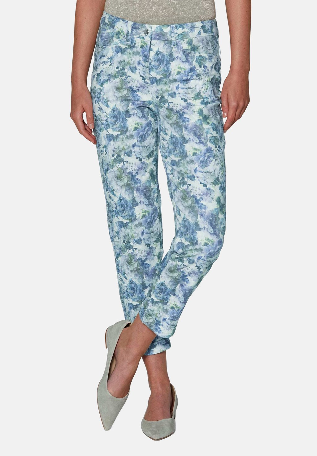 

Чиносы DRUCK MIT BLUMENMUSTER MADELEINE, белый