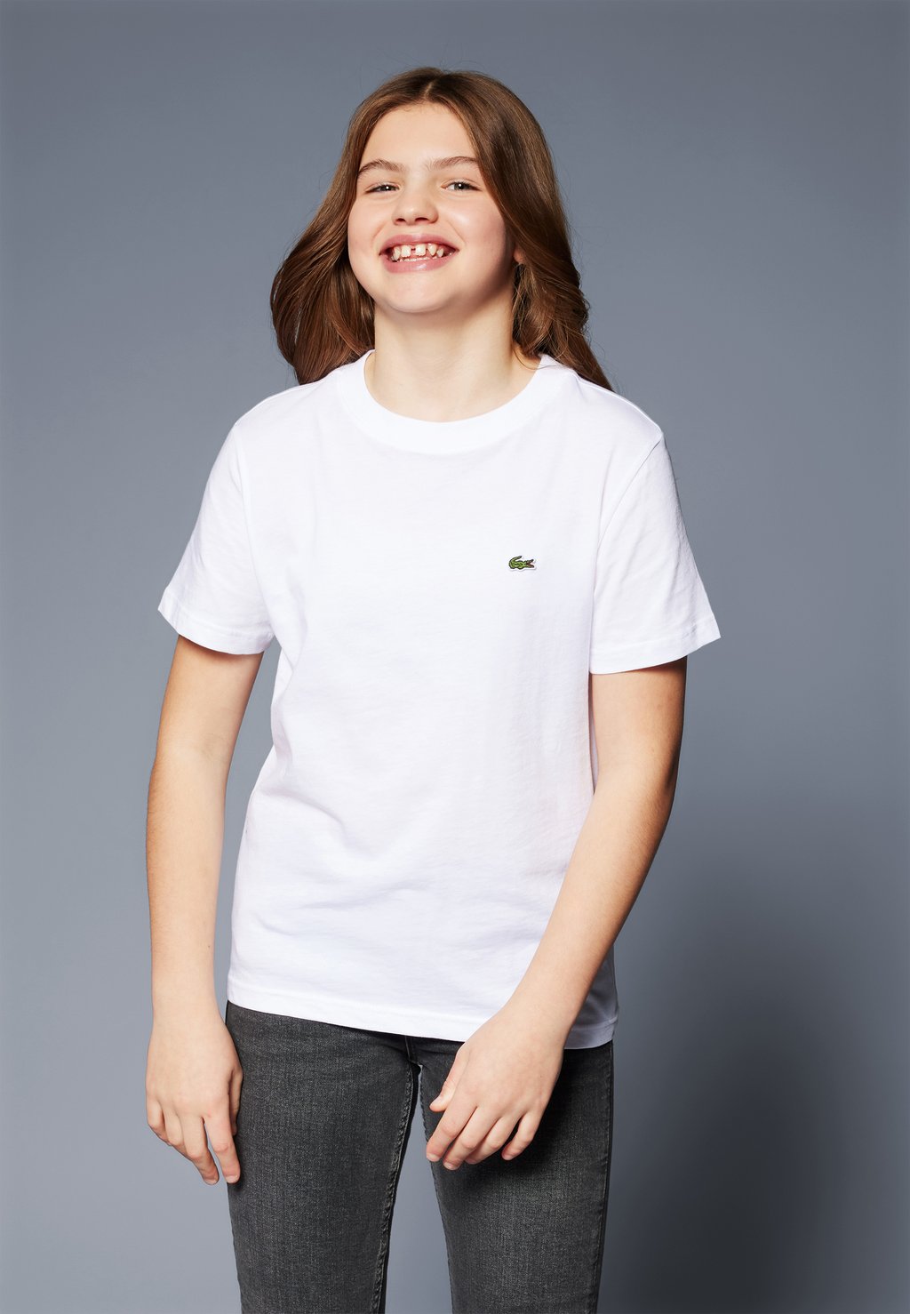 

Футболка базовая Tee Core Essentials Unisex Lacoste, белый