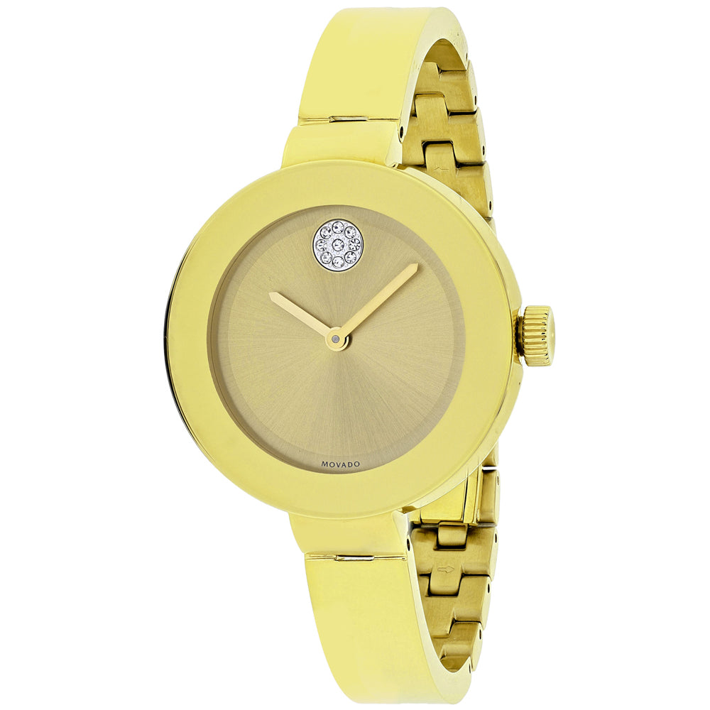 

Женские часы Movado с циферблатом золотистого тона, цвет gold tone