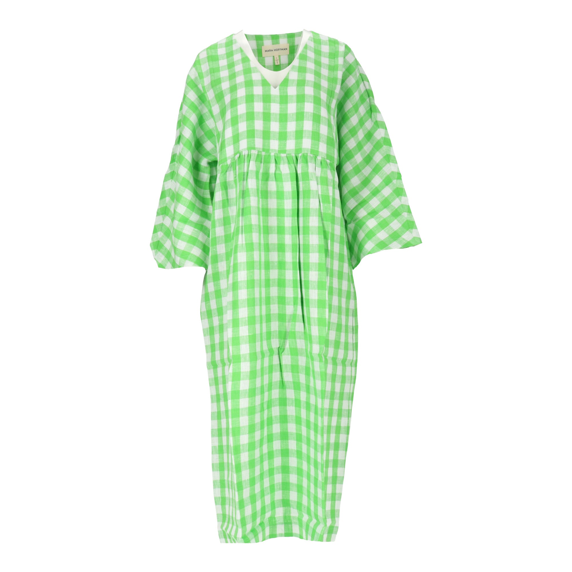 

Mara Hoffman Женское Зеленое/Белое Платье