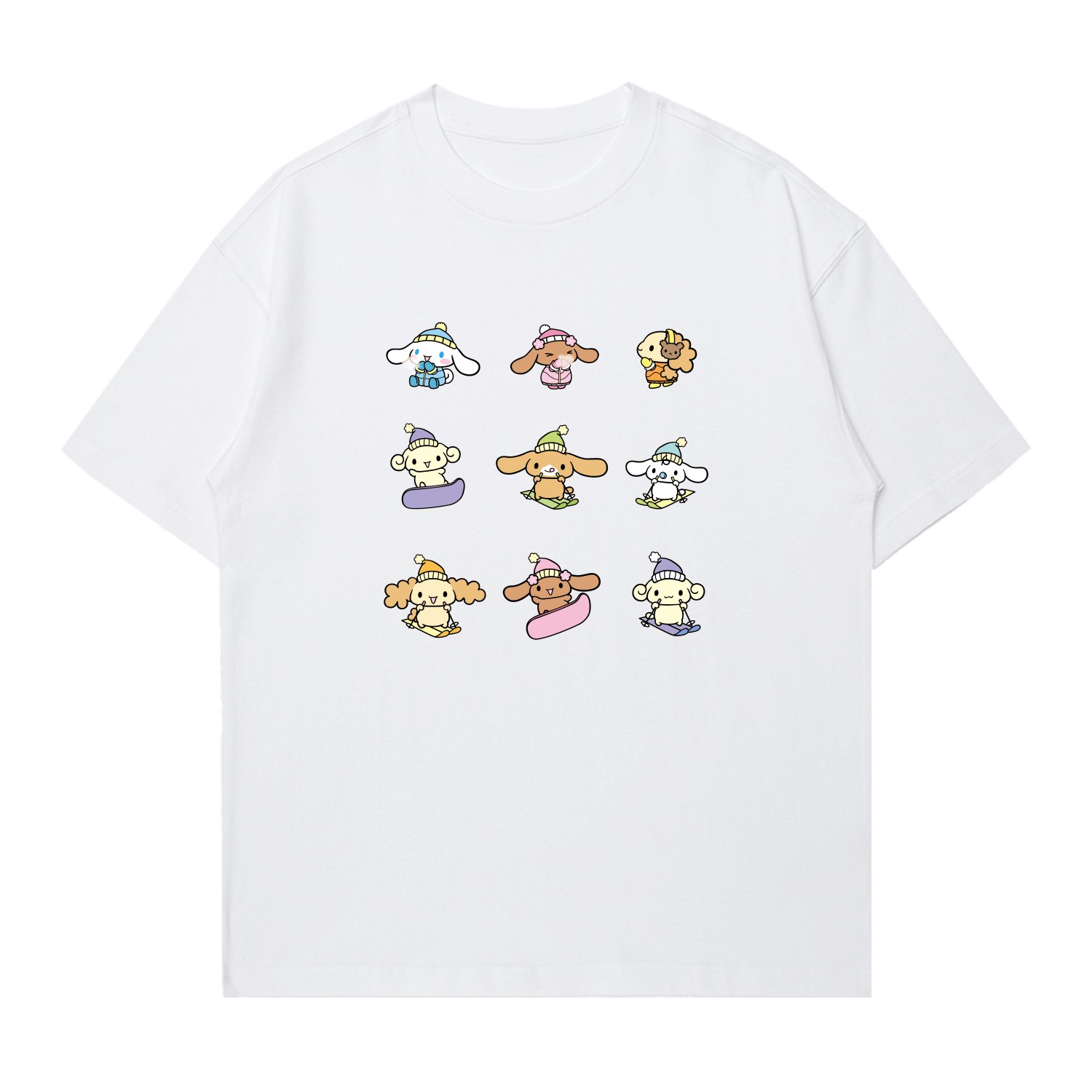 

Футболка Unisex CINNAMOROLL Yugui Dog Sanrio, белый