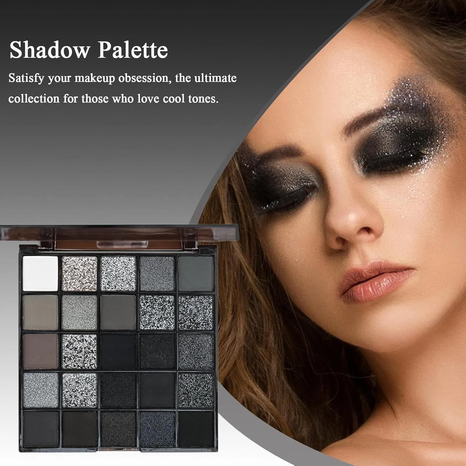 Палетка теней Smokey Eye, 25 цветов, Generic — фото 3