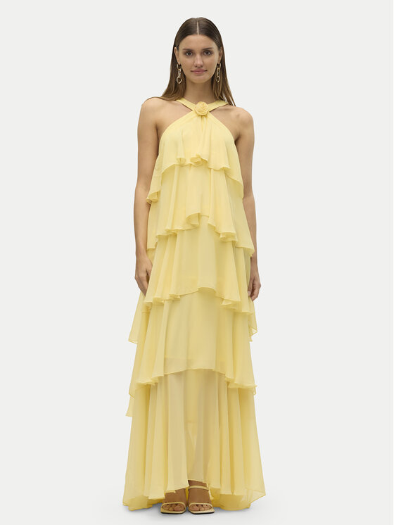 

Вечернее платье облегающего кроя Felicia 10295237 Vero Moda, желтый