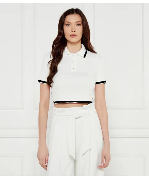 

Футболка поло Cropped fit Marc Cain, бежевый