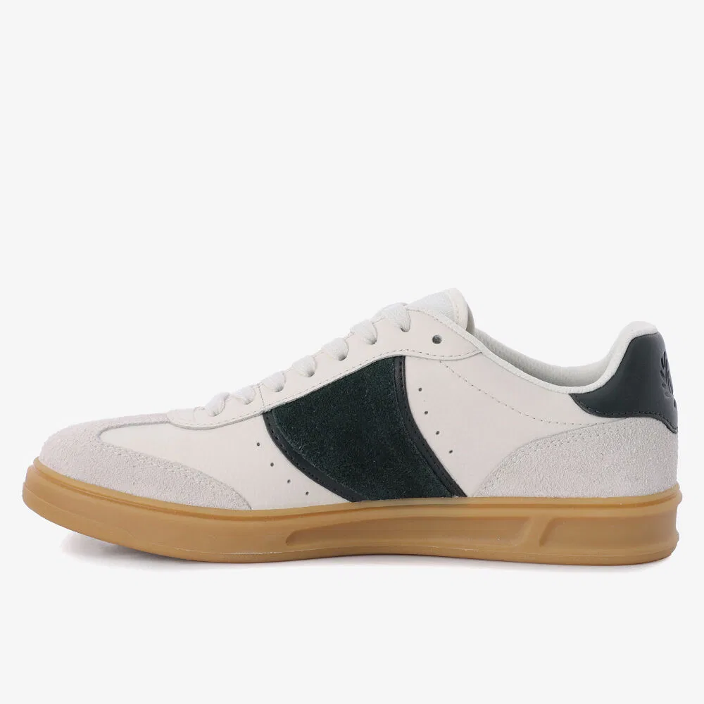 Мужские низкие кроссовки B4 из текстурированной кожи и замши цвета Light Ecru от Fred Perry — фото 2
