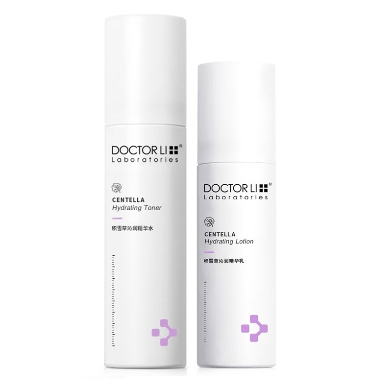 Набор увлажняющих средств DOCTOR LI Laboratories с центеллой: тонер, 150 мл + лосьон, 100 мл + тканевые маски, 10 шт — фото 2