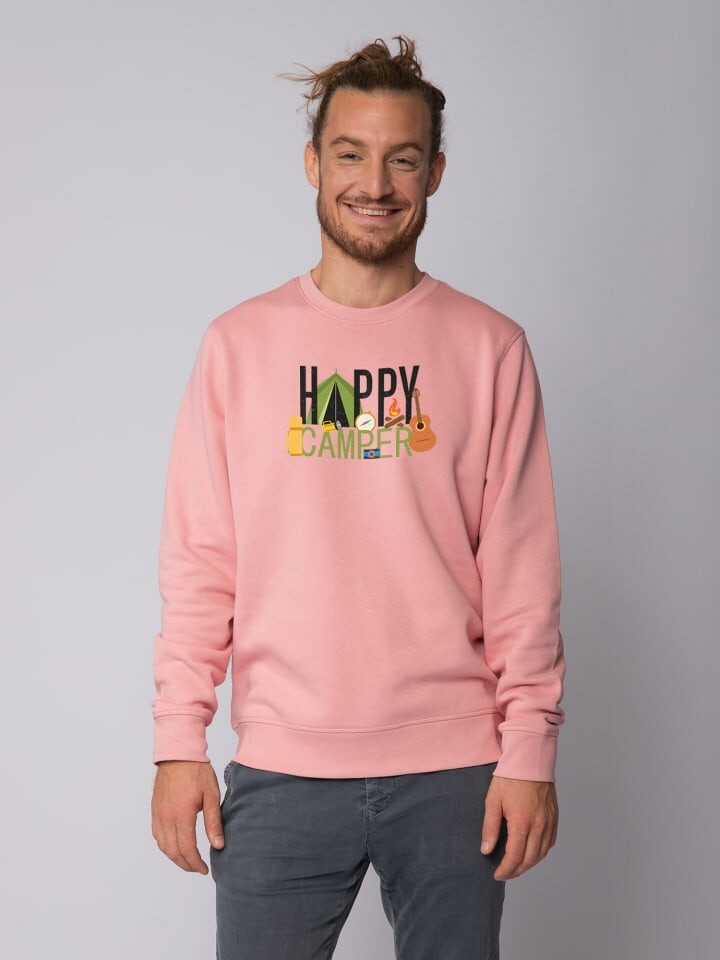

Толстовка wat Apparel Happy Camper, цвет canyon pink