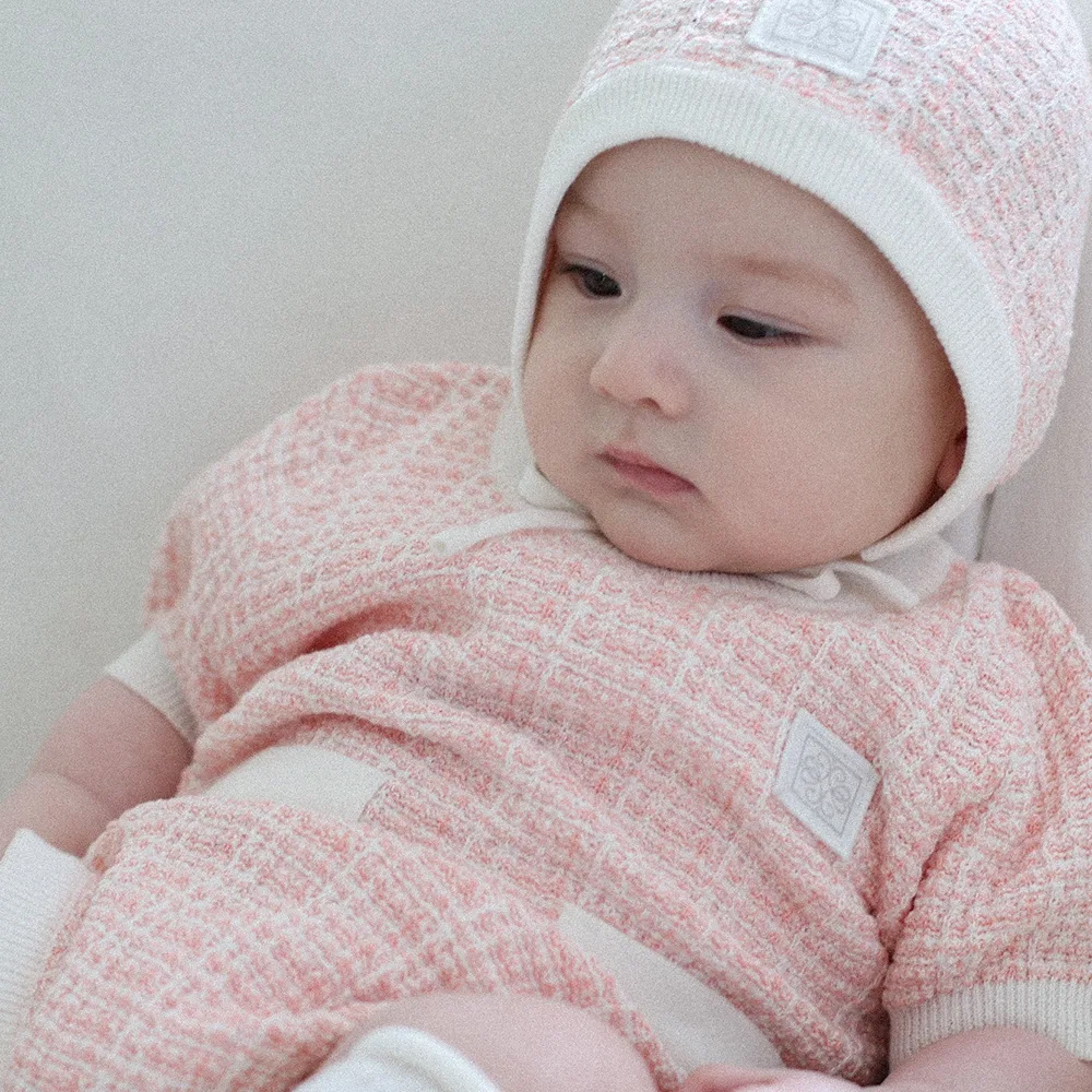 Детский комплект Tweedie Bonnet розовый от Theloha