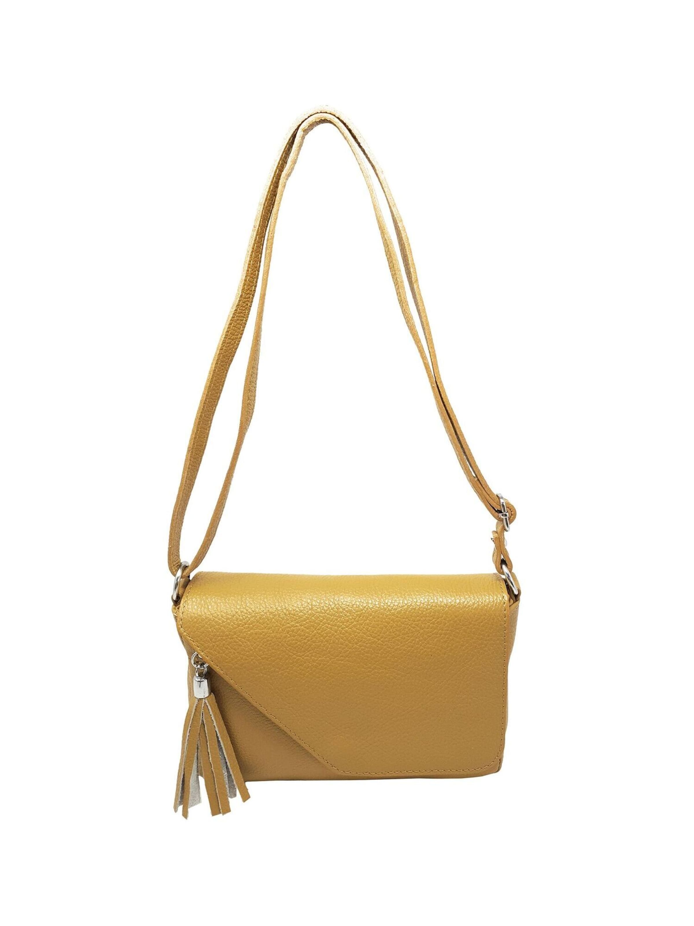 

CHICCA BORSE Сумка кросс-боди лимонно-желтого цвета