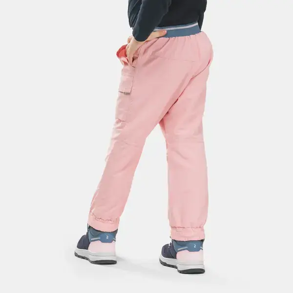 Повседневные брюки темно-розовые детские DECATHLON — фото 4