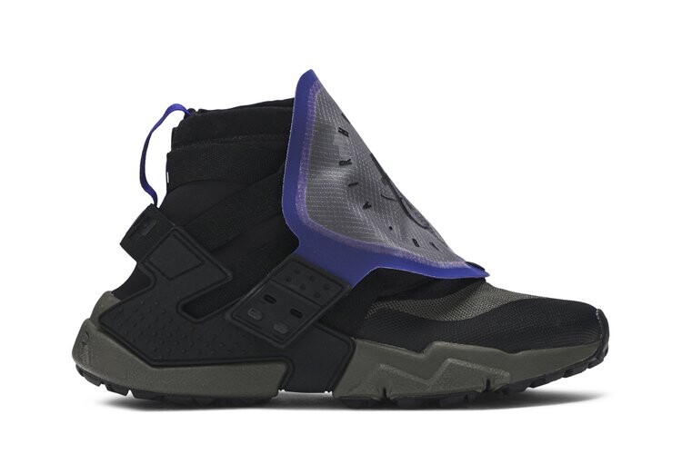 

Кроссовки Nike Air Huarache Gripp QS 'Black Olive', черный