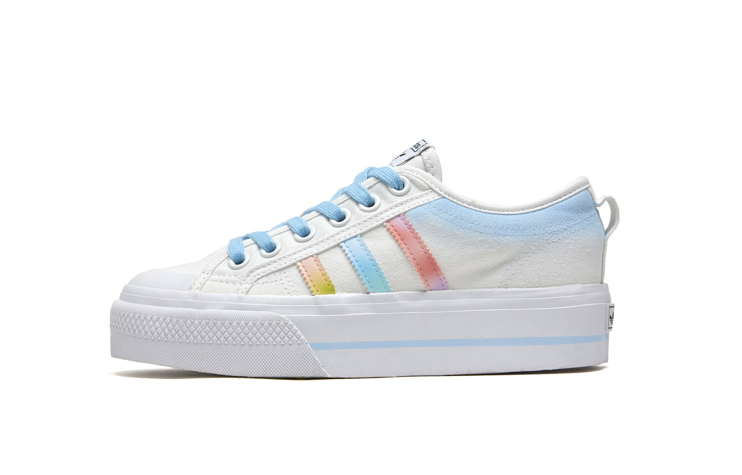 

Кроссовки adidas originals NIZZA Series Skateboarding Shoes Women's Low-top White/yellow/blue/red, белый