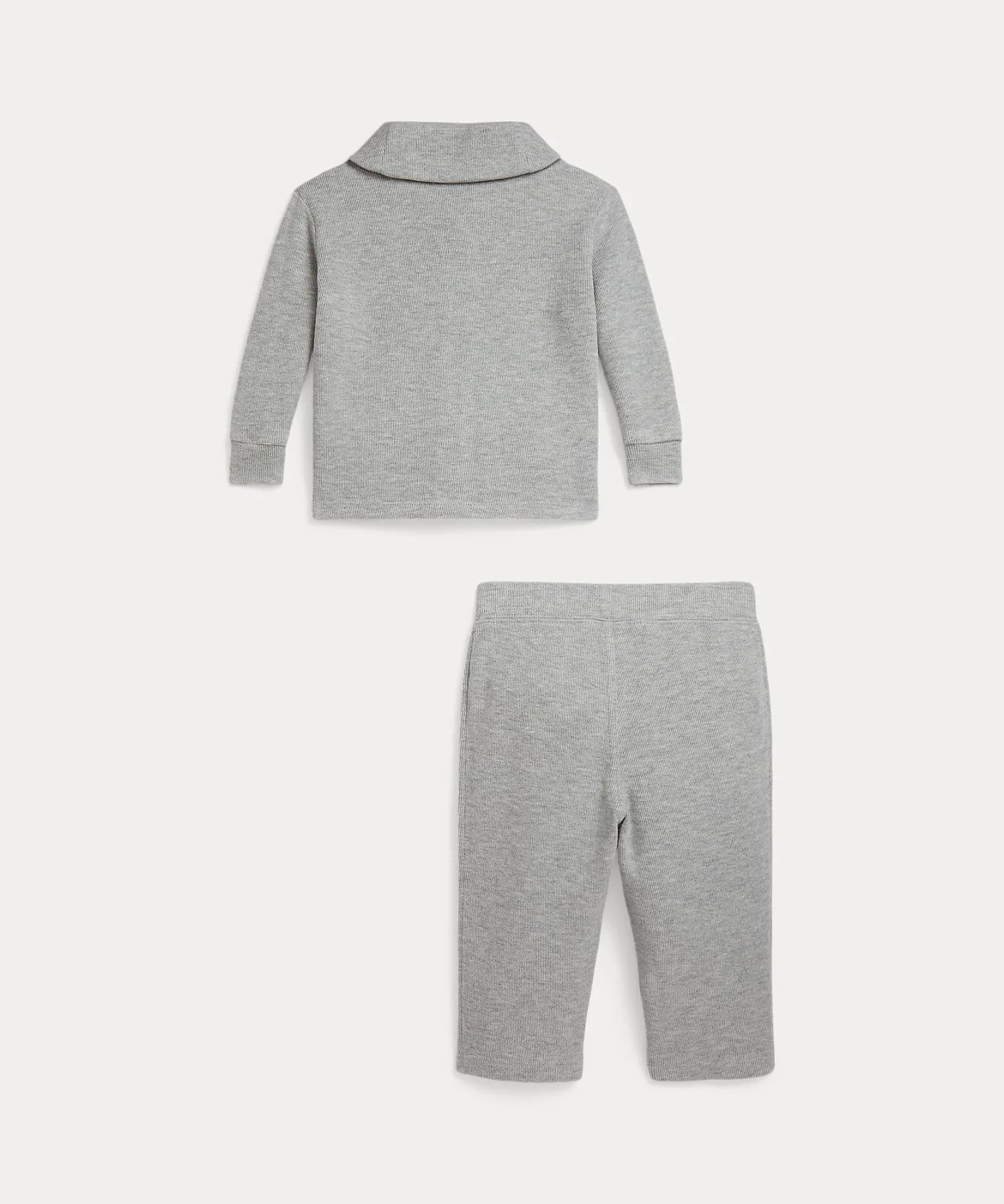 Детский комплект из куртки и брюк с ребристым принтом Estate. Polo Ralph Lauren, 020 Gray — фото 2