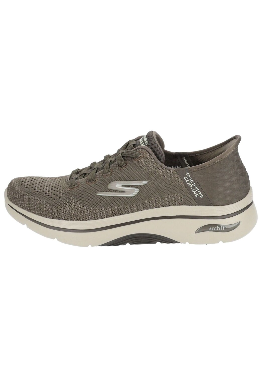 Текстильные кроссовки SKECHERS, серый — фото 2