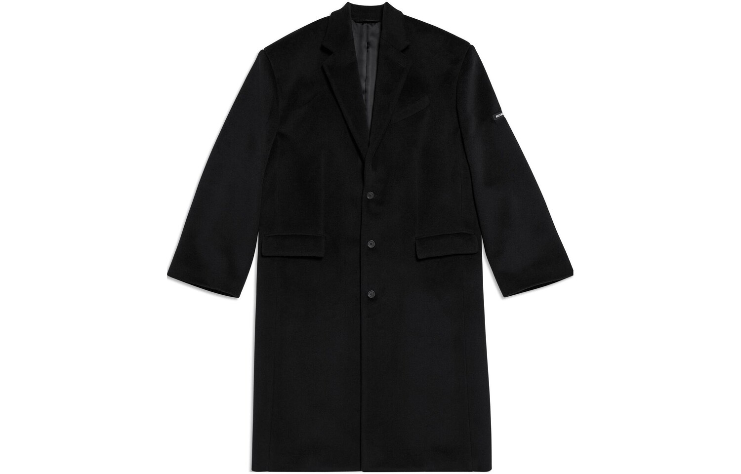 

Пальто мужское черное Balenciaga, черный