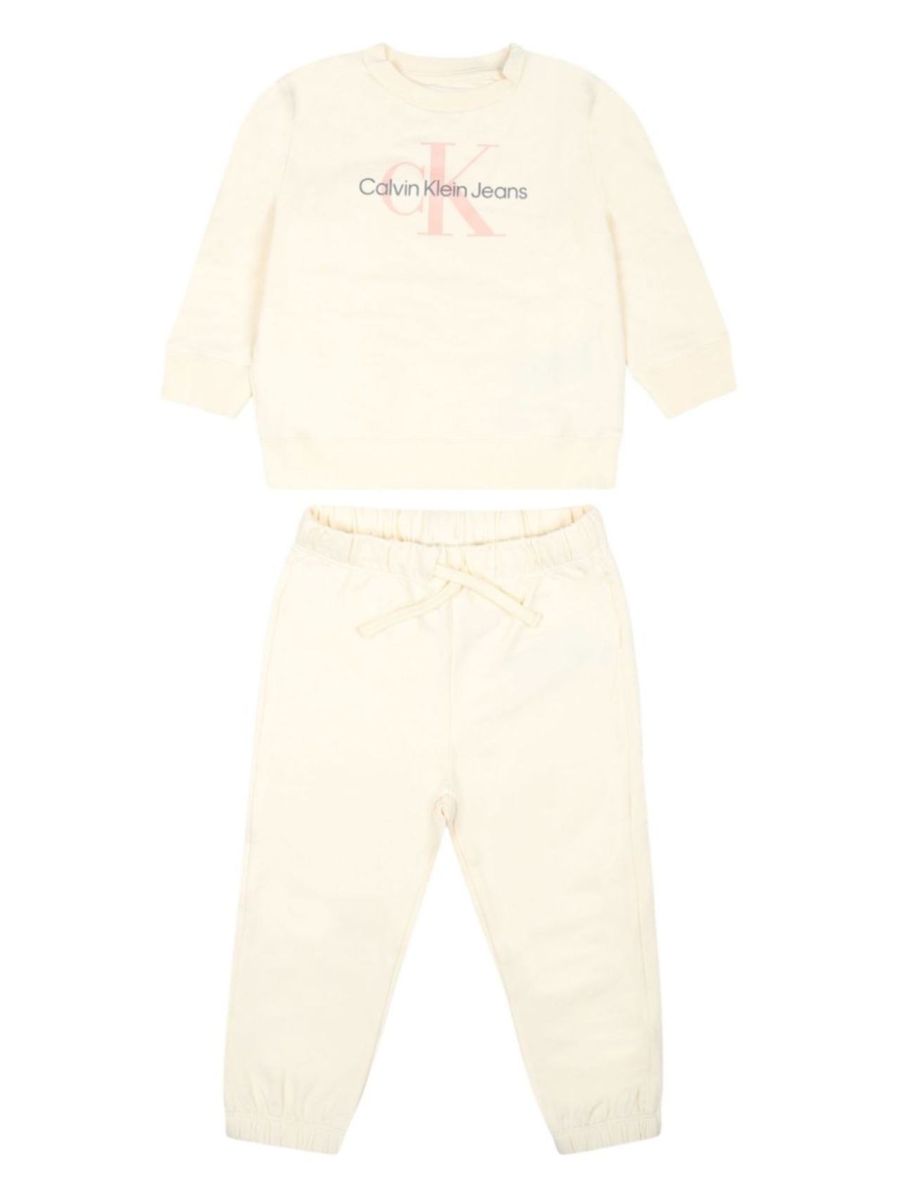 

Спортивный костюм с логотипом Calvin Klein Kids, нейтральный цвет