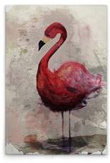 

Картина на холсте A.S. Création Flamingo цвет cremebeigegraurotrosa