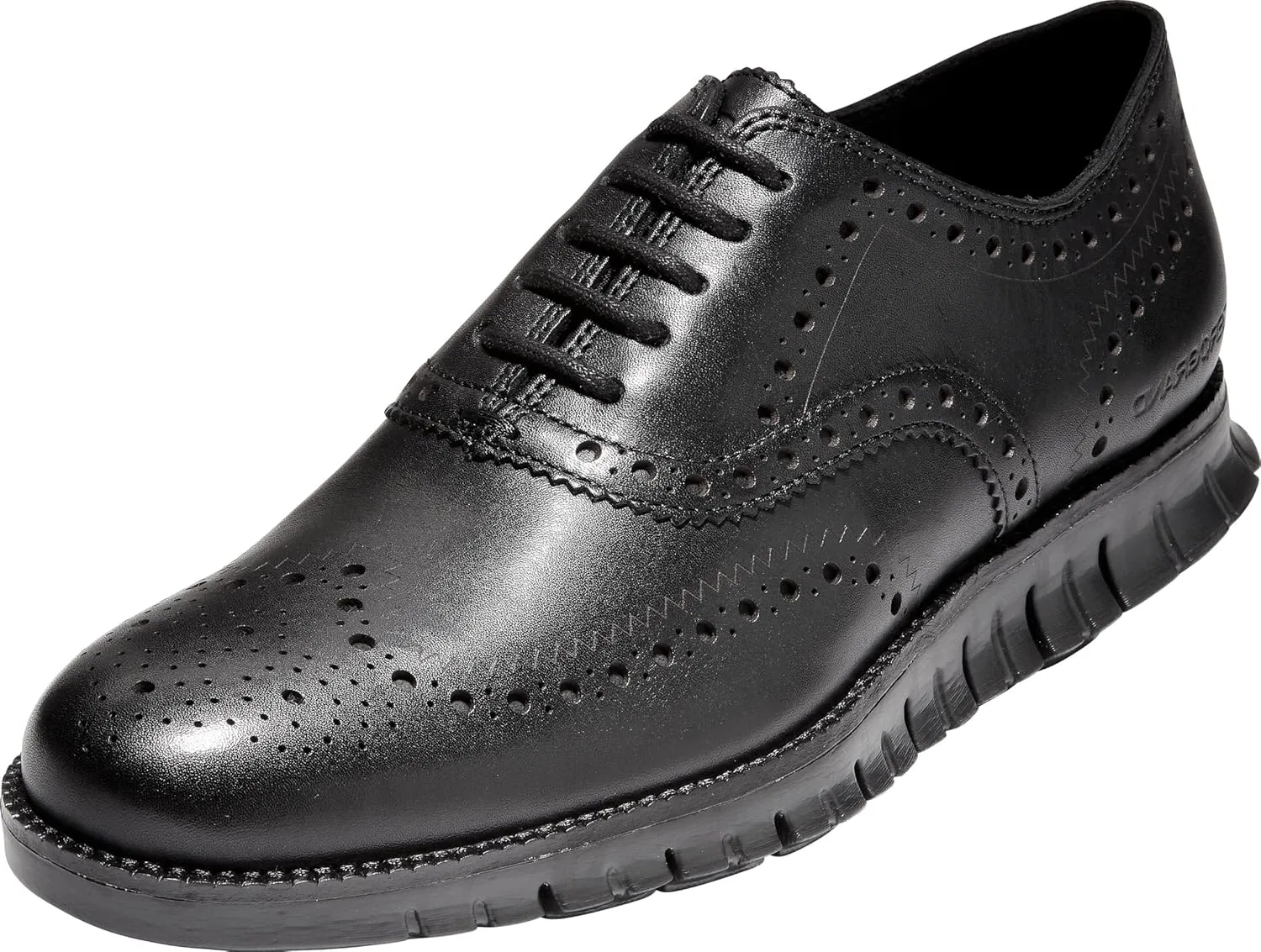 Туфли Cole HAAN2. Zerogrand Wing - 2nd Zerogrand Wing (2nd Zerogrand Laser Wing) for Men, Black Blk Clsd Ho Blk Black