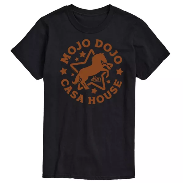 

Мужская футболка с рисунком фильма Mojo Dojo Casa House Barbie, черный