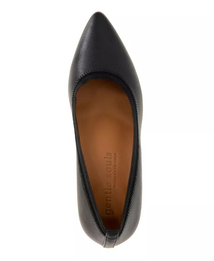 Женские туфли-лодочки Dionne Block Heel с острым носком Gentle Souls, черный — фото 4