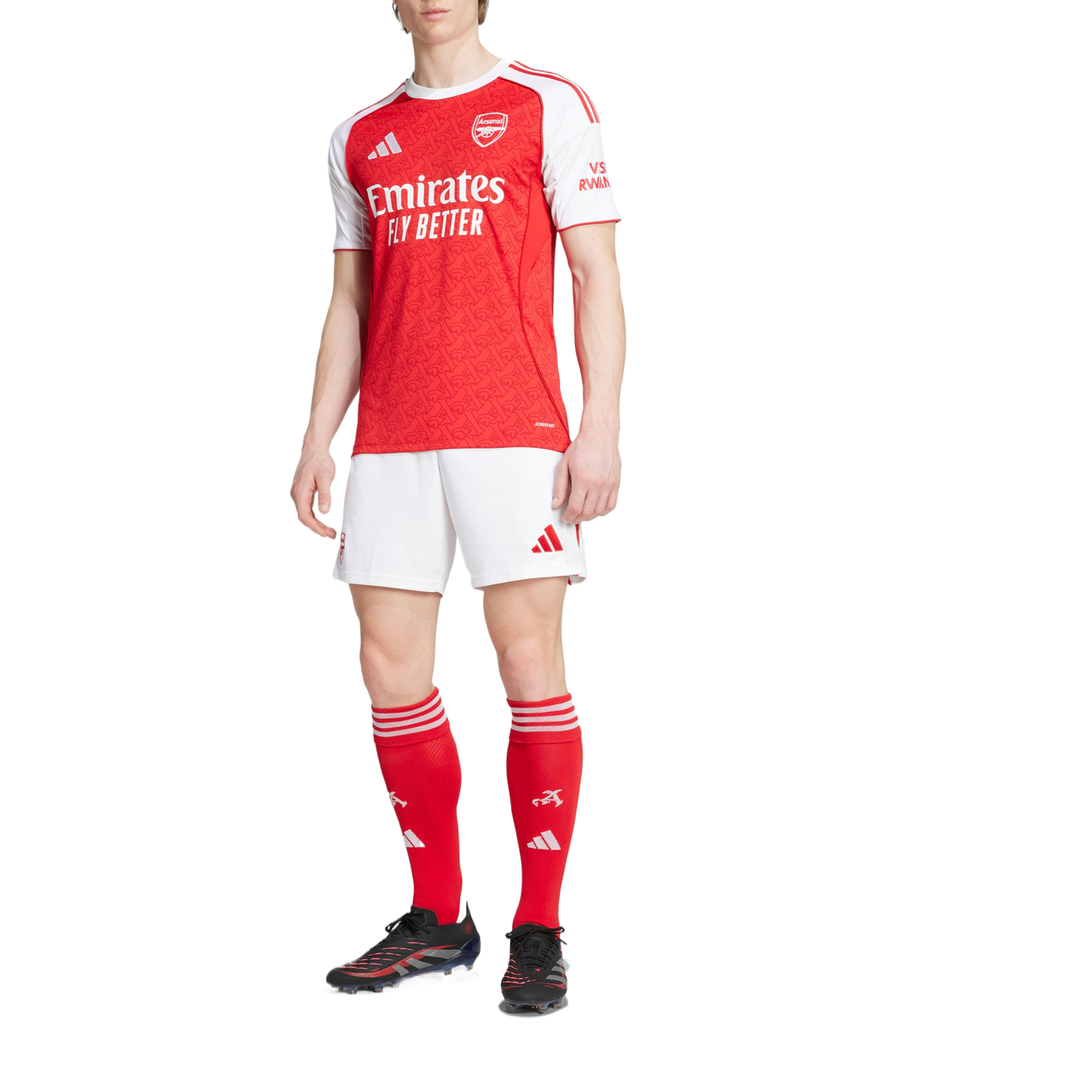 Шорты Free Shipping With AdiClub Arsenal 25/26 Home Shorts Adidas, белый — фото 4