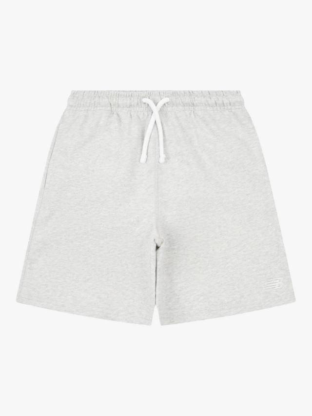 

Детские шорты French Terry с маленьким логотипом New Balance, Ash Heather