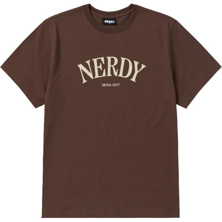 

Nerdy Футболка с рукавом дроп-шилдер женская коричневая