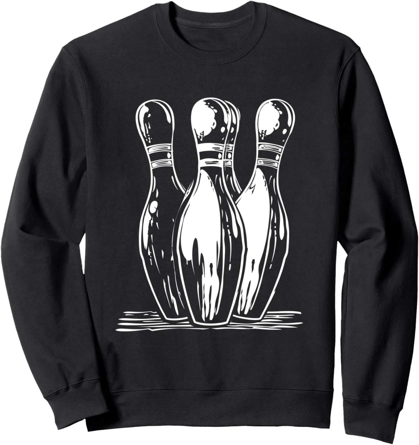 

Толстовка с рисунком кегли для боулинга Funny Bowling Instructor Shirts And Giveaways, черный