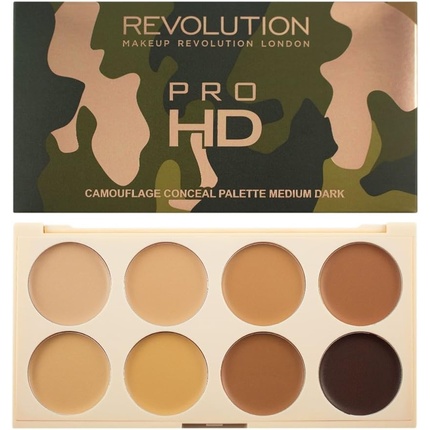 

Камуфляжная палетка Revolution Ultra Pro Hd Medium Dark, Makeup Revolution