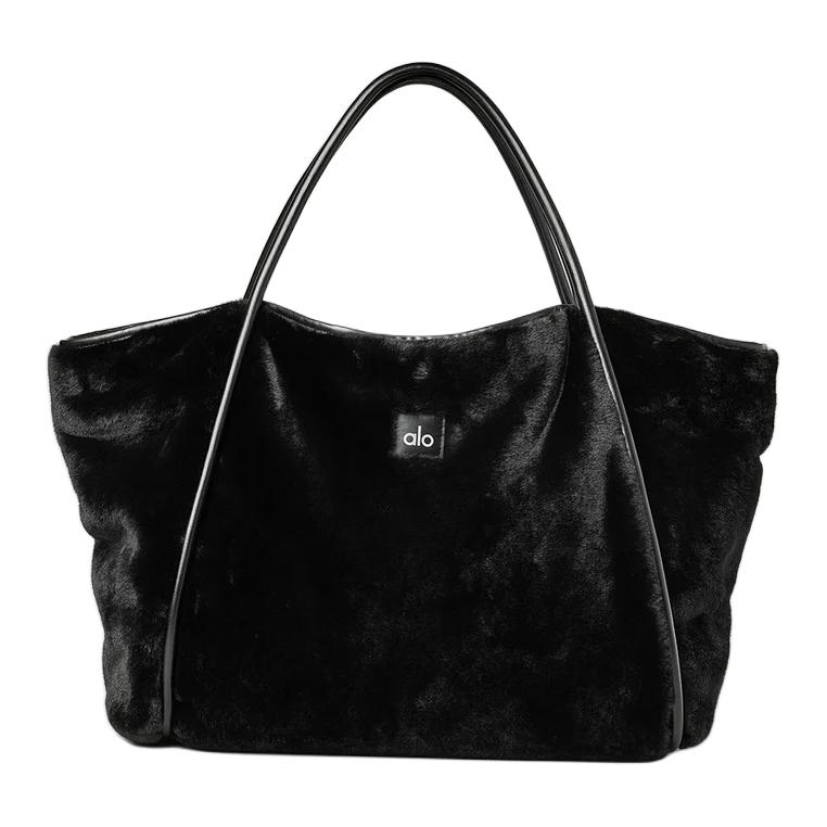 

Alo Yoga Искусственный мех тоут, шоппер, женская сумка Regular черная