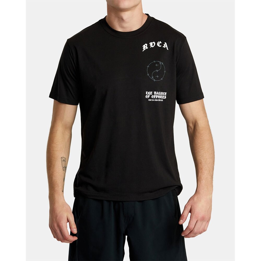 

Футболка с коротким рукавом Rvca Va Barb, черный