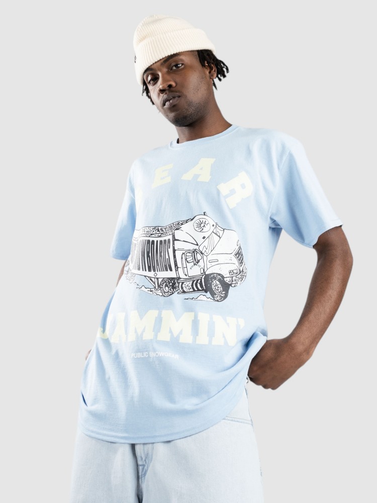 

Футболка Public Jammin T-Shirt, light blue