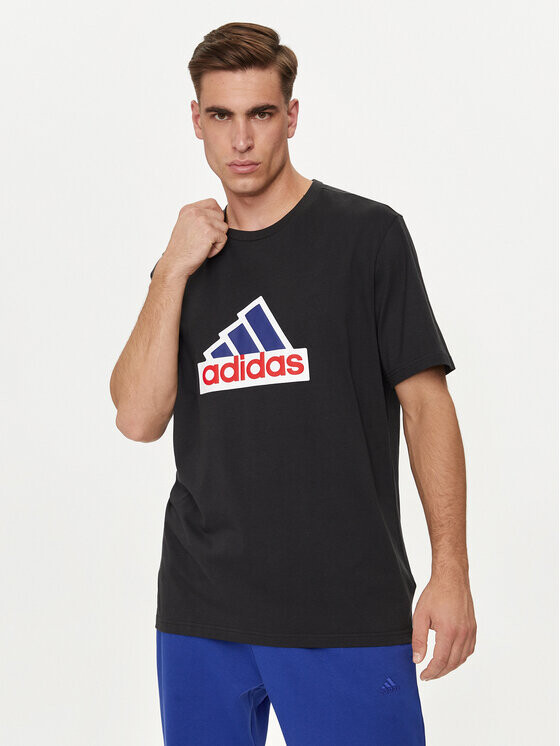 

Футболка свободного кроя Adidas, черный