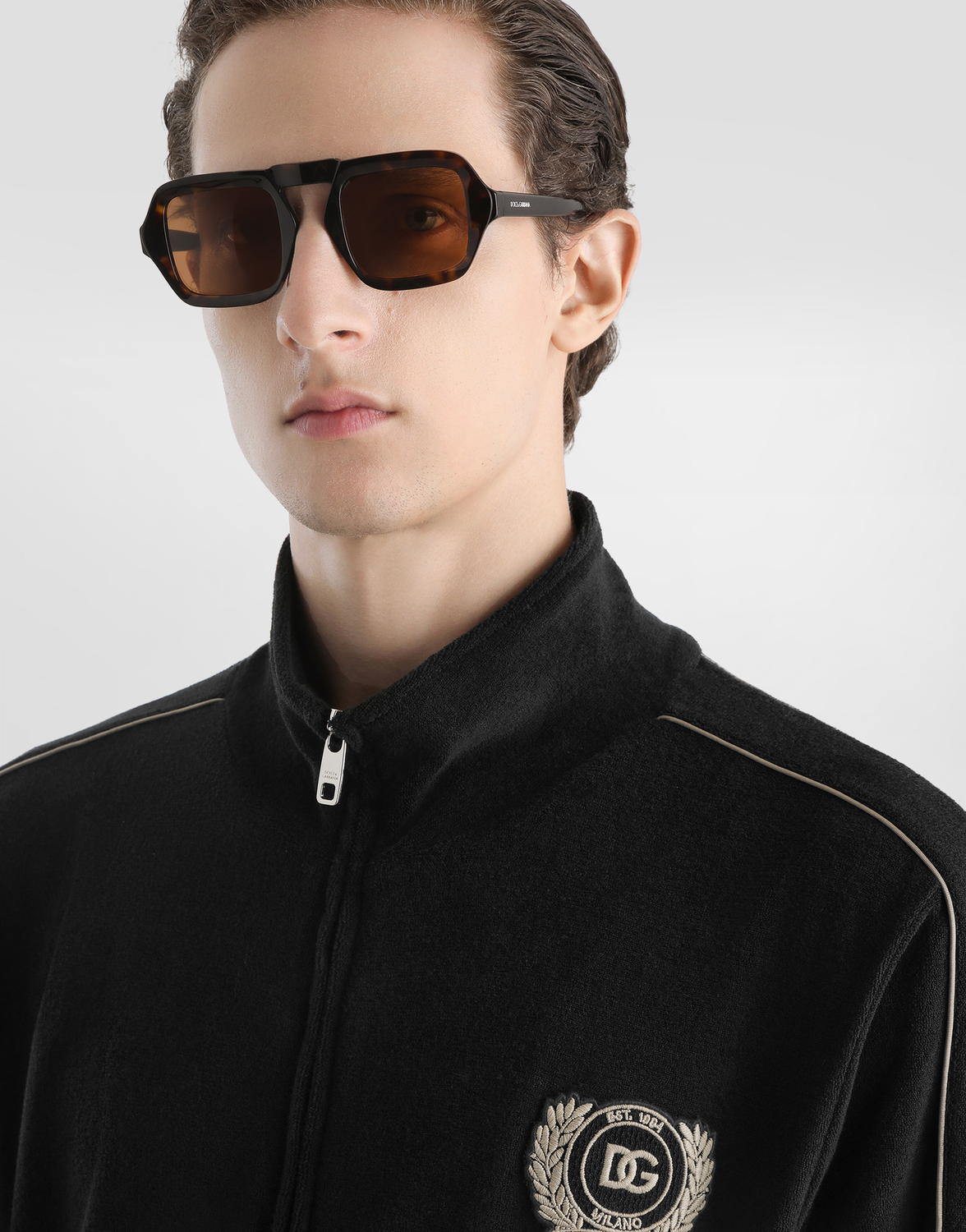 Толстовка Dolce & Gabbana Cotton Terry, черный — фото 4