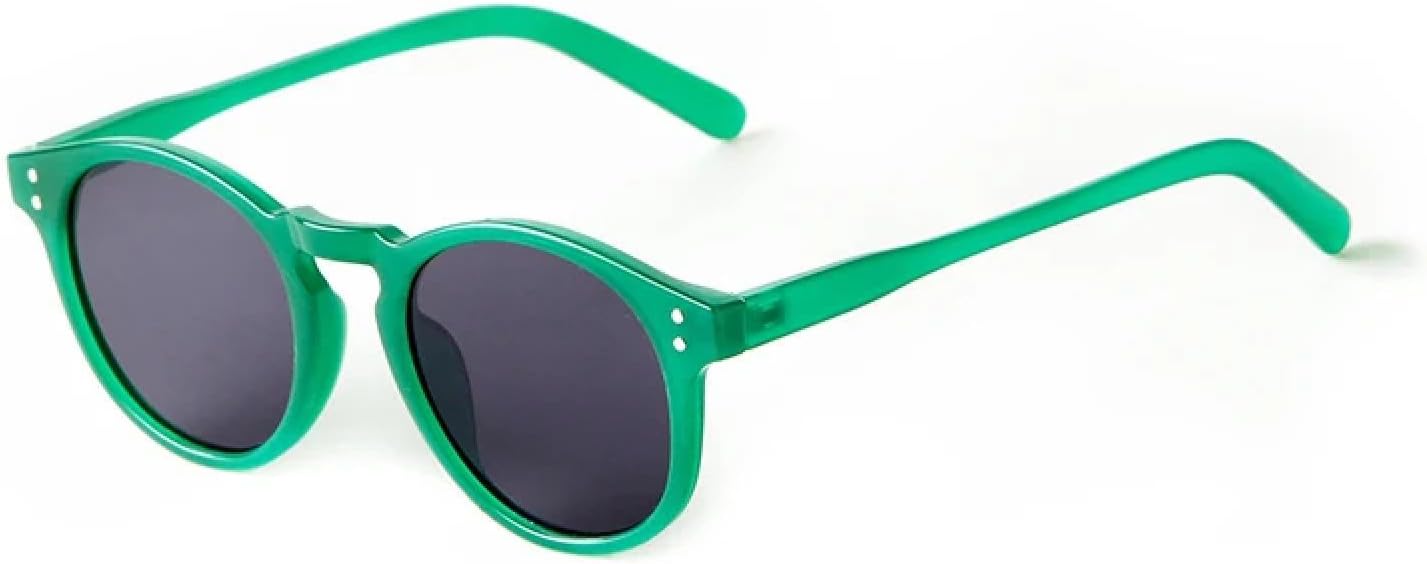 

Солнцезащитные очки с защитой от УФ-излучения UV400 | Круглые, маленькие, с заклепками, зеленые | Для женщин и мужчин, для занятий спортом на открытом воздухе и вождения DSVIGF, 03